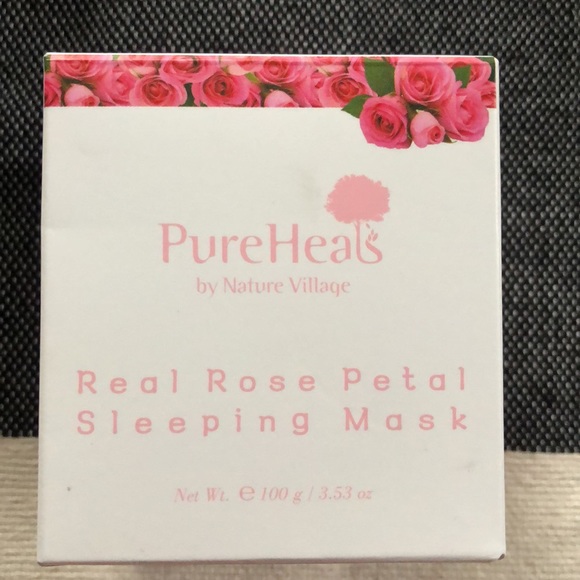 PureHeals by Nature Village Real Rose Petal Sleeping Mask 100g - Picture 4 of 8